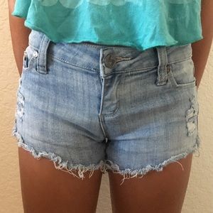 Denim shorts from Tilly’s